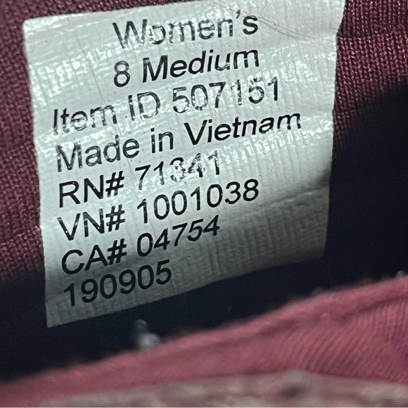 L.L. BEAN Mountainside Leather Boots High Top Sneakers Women’s Size 8 Shoes - Picture 9 of 10